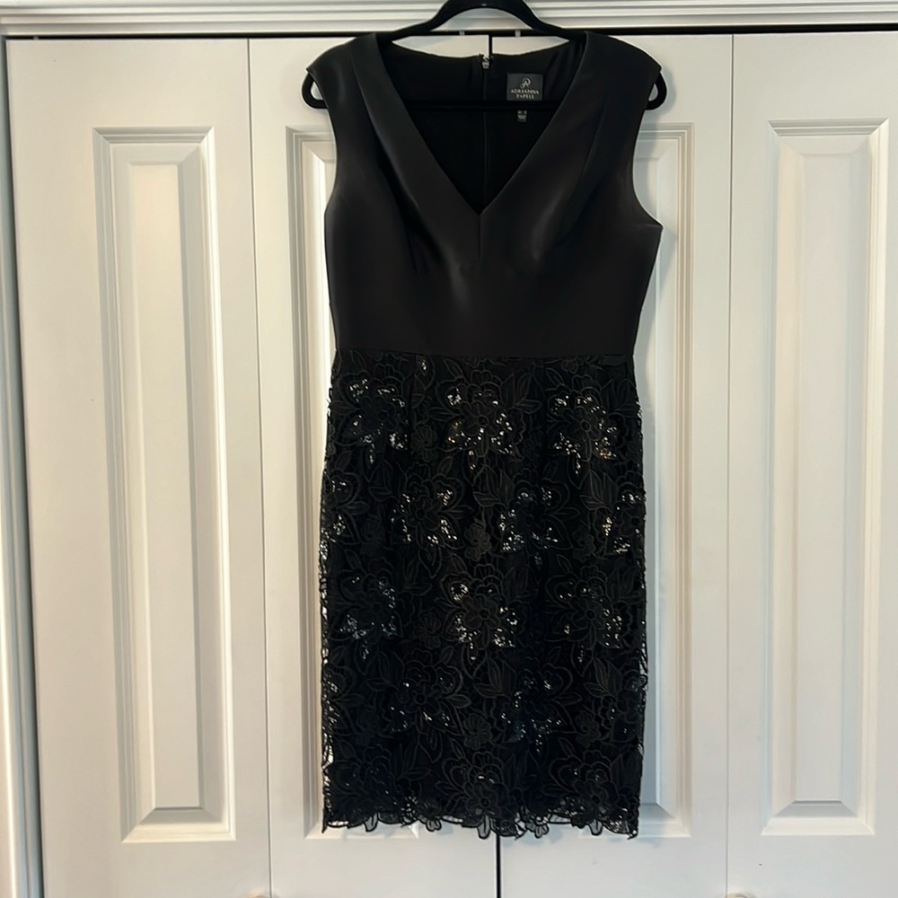 Adrianna Papell black dress